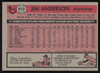 Jim Anderson Autographed 1981 Topps Card #613 Seattle Mariners SKU #264946
