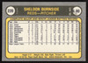 Sheldon Burnside Autographed 1981 Fleer Card #220 Cincinnati Reds SKU #265078