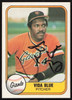 Vida Blue Autographed 1981 Fleer Card #432 San Francisco Giants SKU #265100