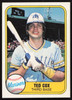 Ted Cox Autographed 1981 Fleer Card #602 Seattle Mariners SKU #265115