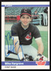 Mike Hargrove Autographed 1984 Fleer Card #543 Cleveland Indians SKU #265182