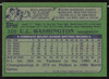 U.L. Washington Autographed 1982 Topps Card #329 Kansas City Royals SKU #263681