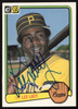 Lee Lacy Autographed 1983 Donruss Card #276 Pittsburgh Pirates SKU #263726