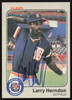 Larry Herndon Autographed 1983 Fleer Card #330 Detroit Tigers SKU #263784