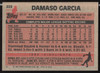 Damaso Garcia Autographed 1983 Topps Card #222 Toronto Blue Jays SKU #263827