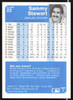 Sammy Stewart Autographed 1984 Fleer Card #22 Baltimore Orioles SKU #263970