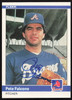 Pete Falcone Autographed 1984 Fleer Card #177 Atlanta Braves SKU #263977