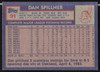 Dan Spillner Autographed 1984 Topps Card #91 Cleveland Indians SKU #264008