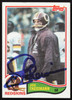 Joe Theismann Autographed 1982 Topps Card #521 Washington Redskins SKU #264317