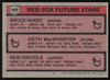 Bruce Hurst Autographed 1981 Topps Rookie Card #689 Boston Red Sox SKU #264384