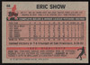 Eric Show Autographed 1983 Topps Card #68 San Diego Padres SKU #264475