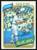 Dave Stieb Autographed 1980 Topps Rookie Card #77 Toronto Blue Jays SKU #265033