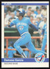 Damaso Garcia Autographed 1984 Fleer Card #153 Toronto Blue Jays SKU #265154
