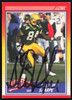 Sterling Sharpe Autographed 1990 Score Card #589 Green Bay Packers SKU #265352
