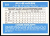 Roy Lee Jackson Autographed 1982 Donruss Card #541 Toronto Blue Jays SKU #263594
