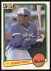 Hosken Powell Autographed 1983 Donruss Card #644 Toronto Blue Jays SKU #263765