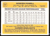 Hosken Powell Autographed 1983 Donruss Card #644 Toronto Blue Jays SKU #263765