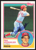 Paul Householder Autographed 1983 Topps Card #34 Cincinnati Reds SKU #263807