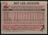 Roy Lee Jackson Autographed 1983 Topps Card #427 Toronto Blue Jays SKU #263846