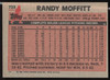Randy Moffitt Autographed 1983 Topps Card #723 Houston Astros SKU #263867