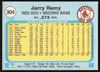 Jerry Remy Autographed 1982 Fleer Card #304 Boston Red Sox SKU #264757
