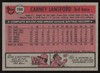 Carney Lansford Autographed 1981 Topps Traded Card #788 Boston Red Sox SKU #264959