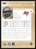 Warrick Dunn Autographed 2000 UD Gold Reserve Card #157 Tampa Bay Buccaneers SKU #265268