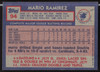 Mario Ramirez Autographed 1984 Topps Card #94 San Diego Padres SKU #264013