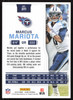 Marcus Mariota Autographed 2016 Score Card #311 Tennessee Titans SKU #265365