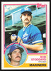 Bob Stoddard Autographed 1983 Topps Card #195 Seattle Mariners SKU #263825