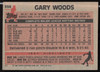Gary Woods Autographed 1983 Topps Card #356 Chicago Cubs SKU #263841