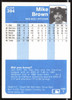 Mike Brown Autographed 1984 Fleer Card #394 Boston Red Sox SKU #263989