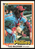 Tug McGraw Autographed 1981 Donruss Card #273 Philadelphia Phillies SKU #264485