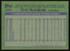 Tug McGraw Autographed 1982 Topps Card #250 Philadelphia Phillies SKU #264492