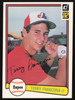 Terry Francona Autographed 1982 Donruss Rookie Card #627 Montreal Expos SKU #264885