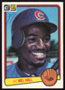Mel Hall Autographed 1983 Donruss Card #126 Chicago Cubs SKU #264612