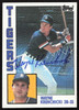 Wayne Krenchicki Autographed 1984 Topps Card #223 Detroit Tigers SKU #265211