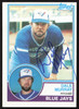 Dale Murray Autographed 1983 Topps Card #42 Toronto Blue Jays SKU #263809