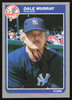 Dale Murray Autographed 1985 Fleer Card #137 New York Yankees SKU #264094