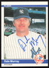 Dale Murray Autographed 1984 Fleer Card #134 New York Yankees SKU #265153