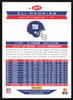Eli Manning Autographed 2013 Score Card #287 New York Giants SKU #265324