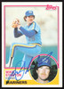 Mike Stanton Autographed 1983 Topps Card #159 Seattle Mariners SKU #263821
