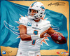 Tua Tagovailoa Autographed 16x20 Photo Miami Dolphins Artwork LE #/20 Fanatics Holo Stock #263014
