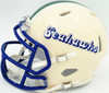 Abraham Abe Lucas Autographed Seattle Seahawks Cream Retro Speed Mini Helmet MCS Holo Stock #263039