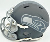 Tory Horton Autographed Seattle Seahawks Slate Gray Speed Mini Helmet MCS Holo Stock #263041