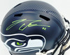 Leonard Williams Autographed Seattle Seahawks Blue Full Size Speed Replica Helmet Beckett BAS Witness Stock #262966