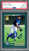 Ichiro Suzuki Autographed 2001 Topps Rookie Card #726 Seattle Mariners PSA 9 Auto Grade Gem Mint 10 PSA/DNA #69276702