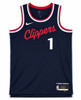 Los Angeles Clippers James Harden Autographed Blue Nike Swingman Icon Edition Jersey Size 48 Fanatics Holo Stock #262996