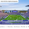 Unsigned Washington Huskies Panoramic Photo Alaska Airlines Field Stock #265526