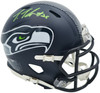 Josh Jobe Autographed Seattle Seahawks Blue Speed Mini Helmet MCS Holo Stock #265530